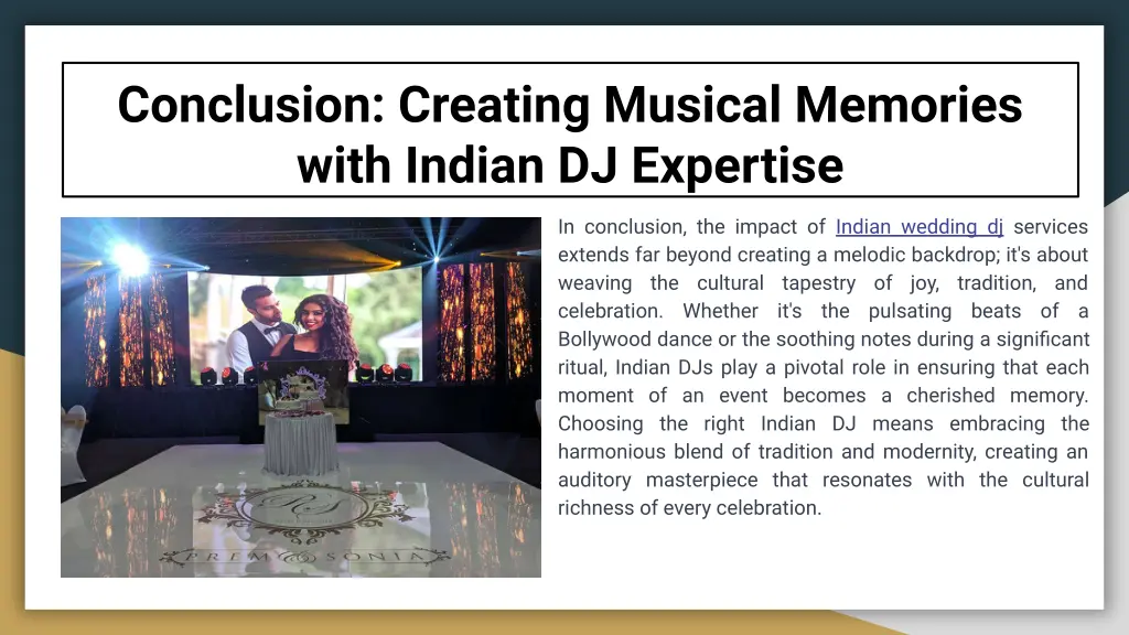 conclusion creating musical memories with indian