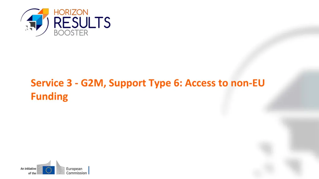 service 3 g2m support type 6 access