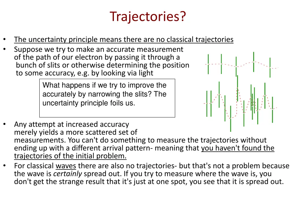 trajectories