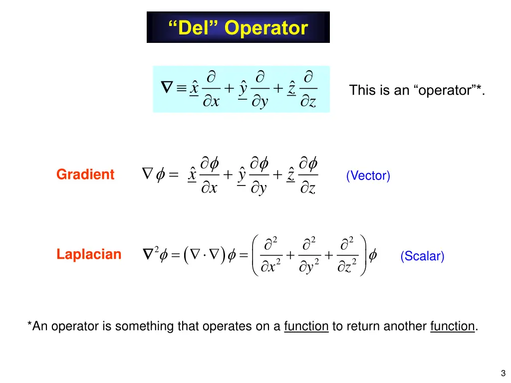 del operator