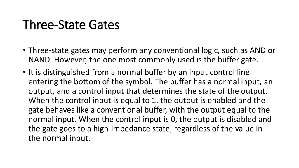 three three state gates state gates 1