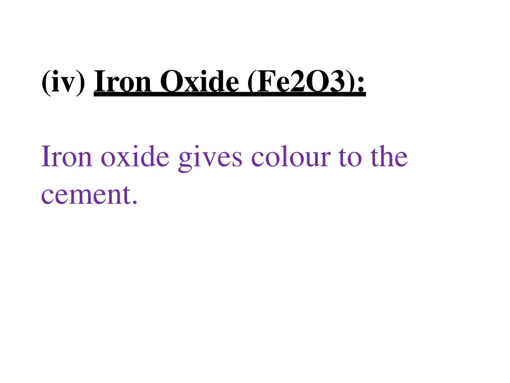 iv iron oxide fe2o3