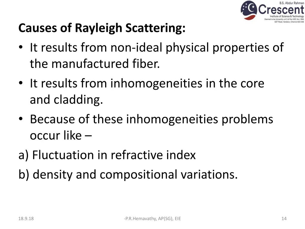 causes of rayleigh scattering it results from