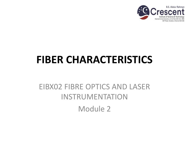 fiber characteristics