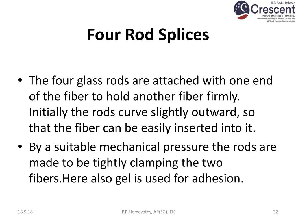 four rod splices