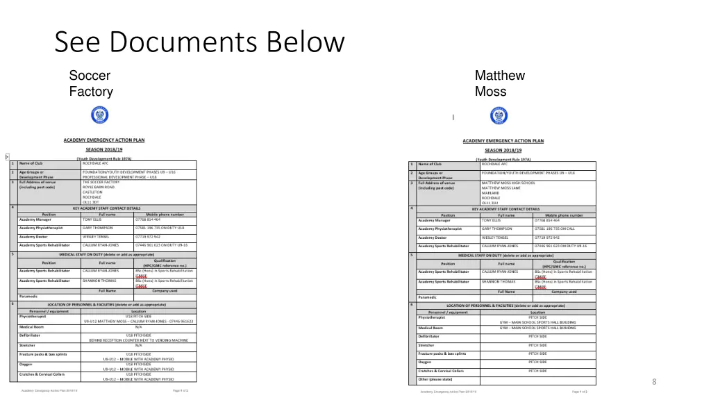 see documents below