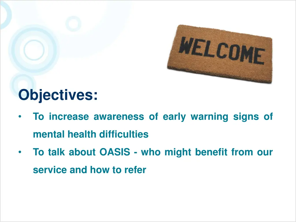 objectives