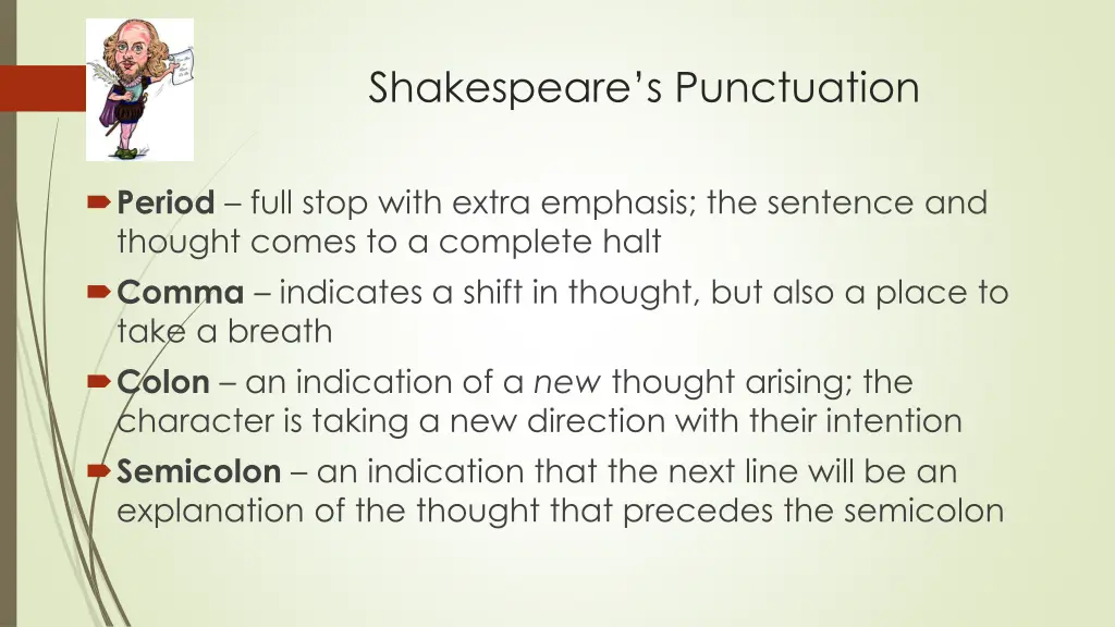 shakespeare s punctuation