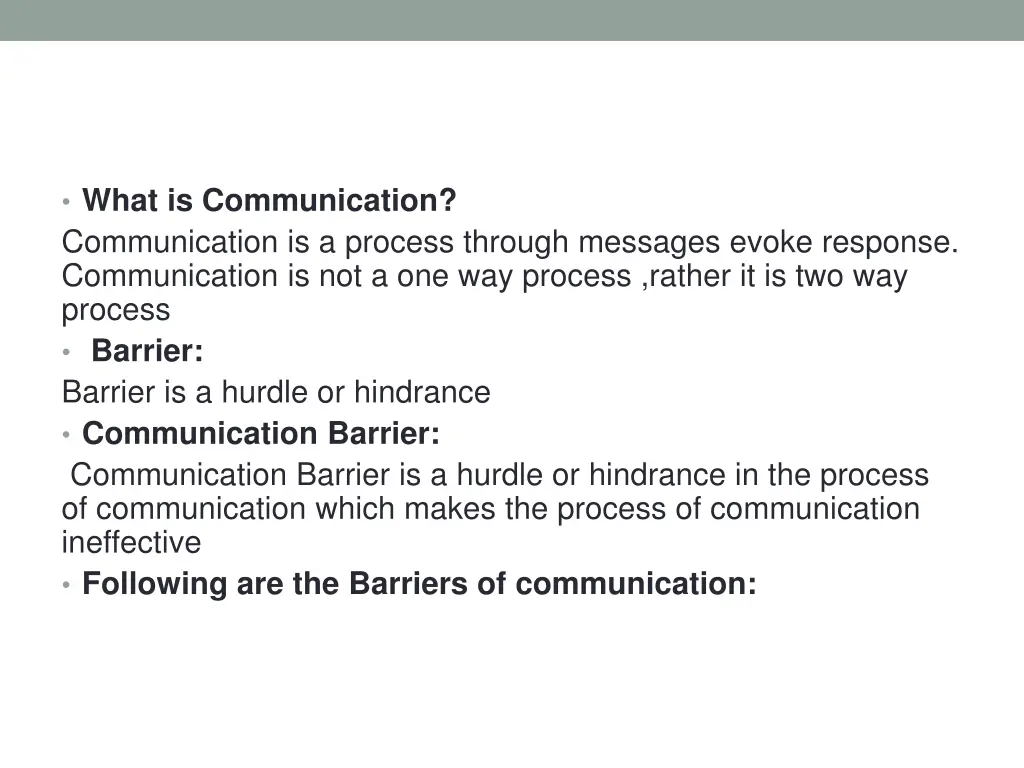 what is communication communication is a process