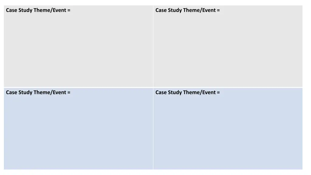 case study theme event