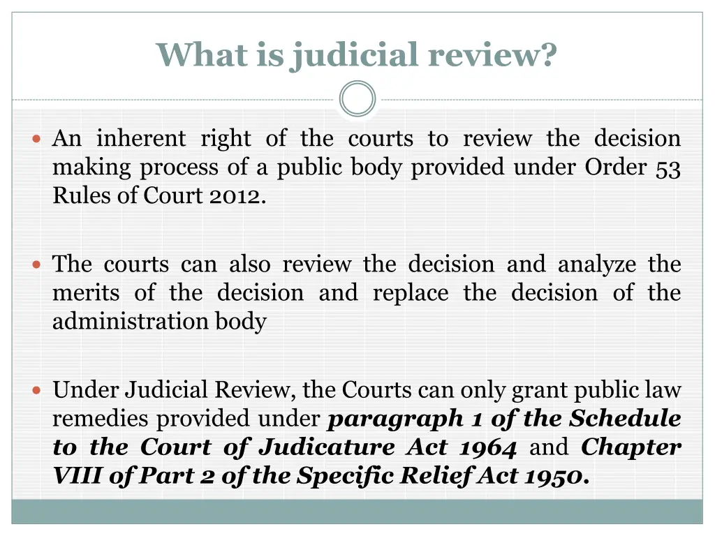 what is judicial review