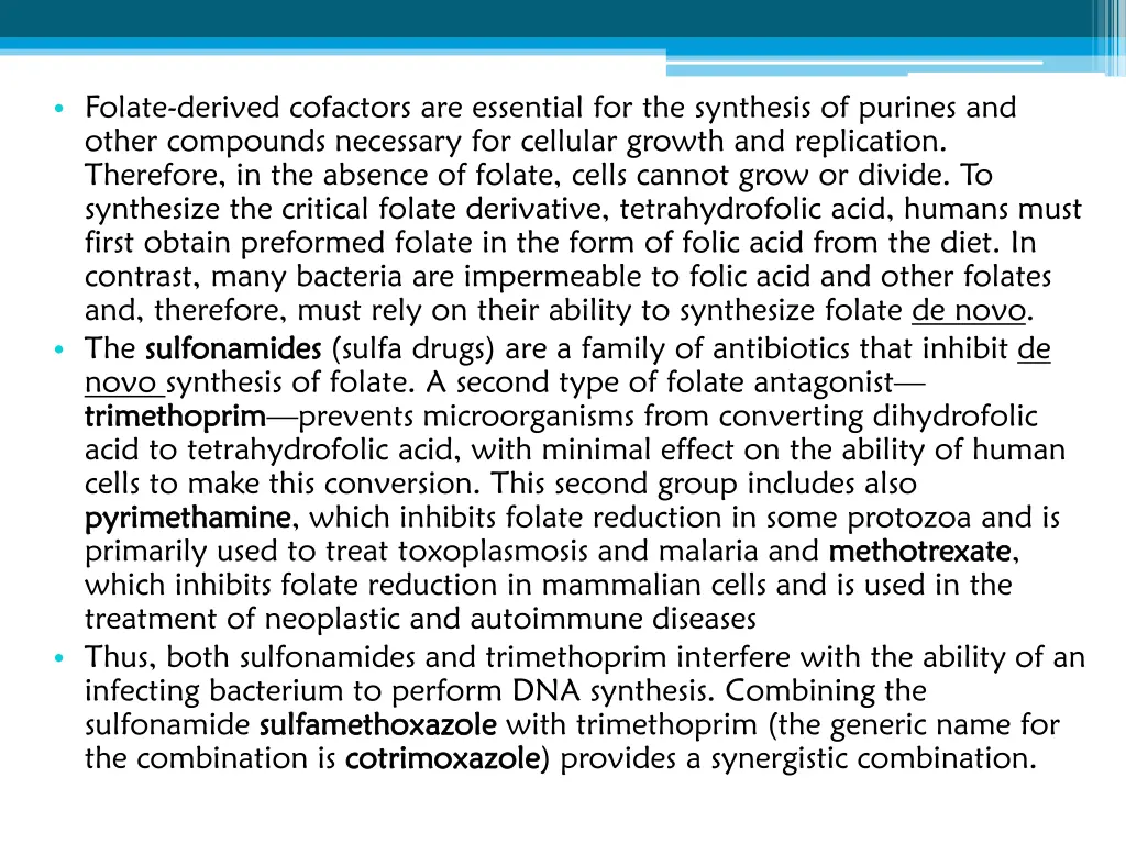 folate derived cofactors are essential