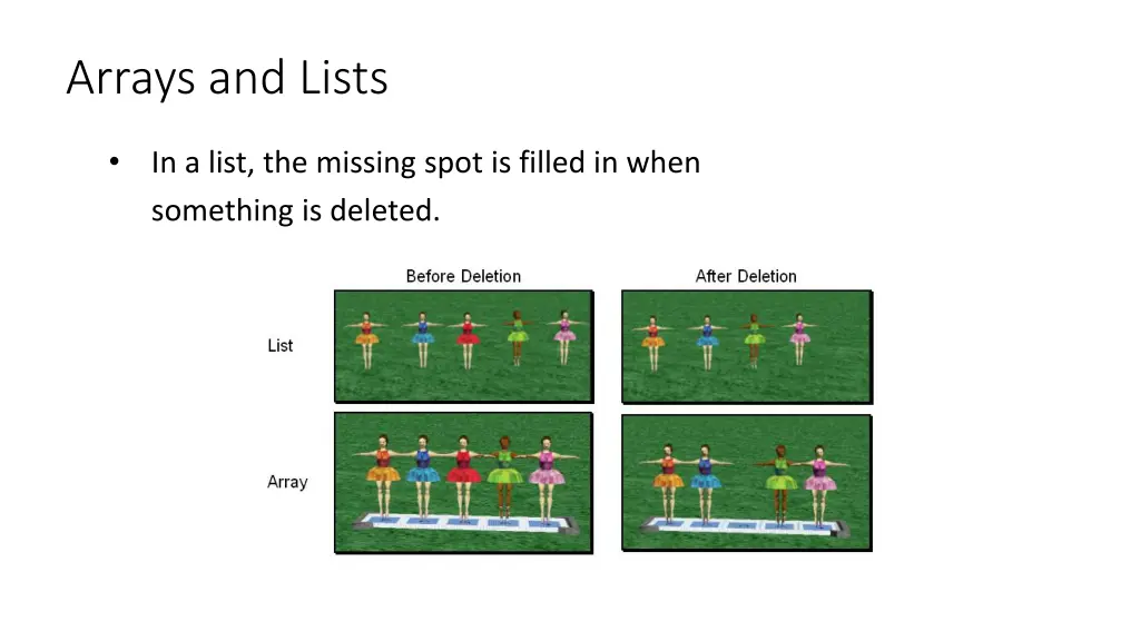 arrays and lists 1