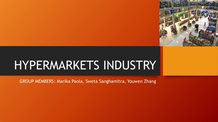 hypermarkets industry