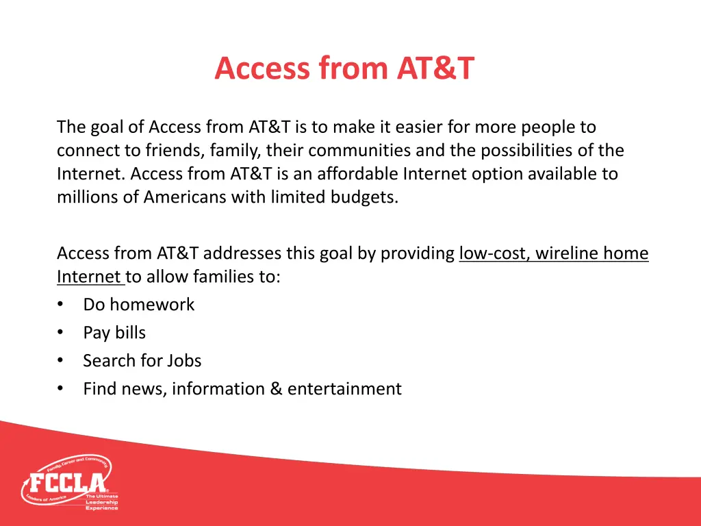 access from at t