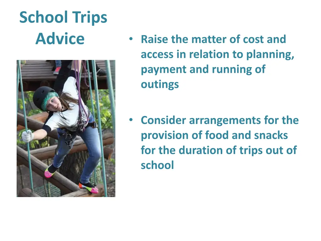 school trips advice