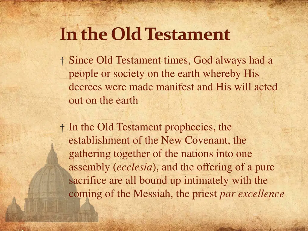 in the old testament