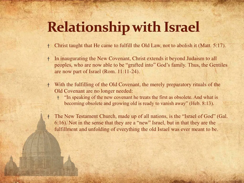 relationship with israel 1