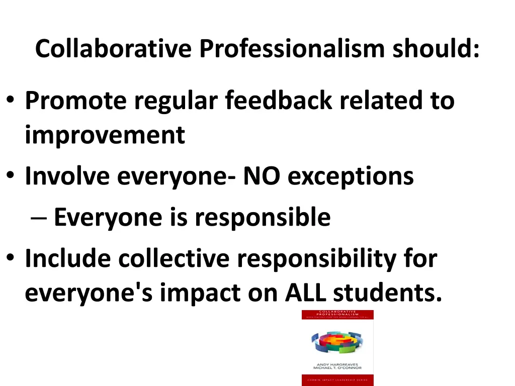 collaborative professionalism should