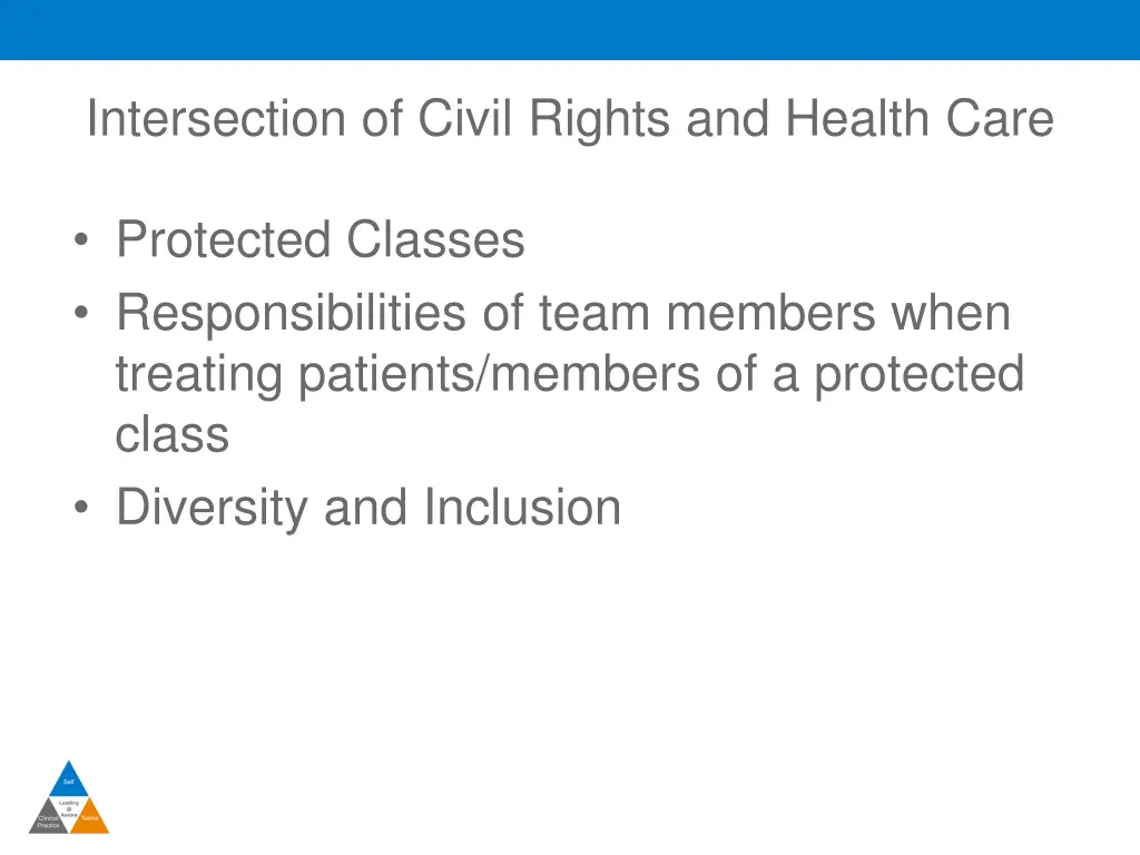 intersection of civil rights and health care