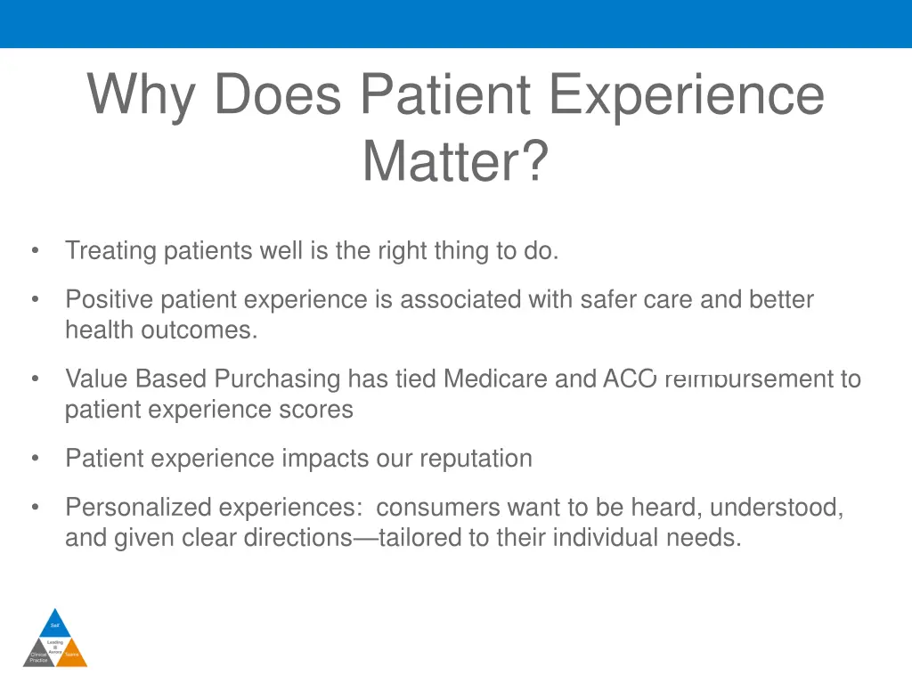 why does patient experience matter