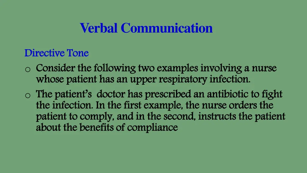 verbal communication 10