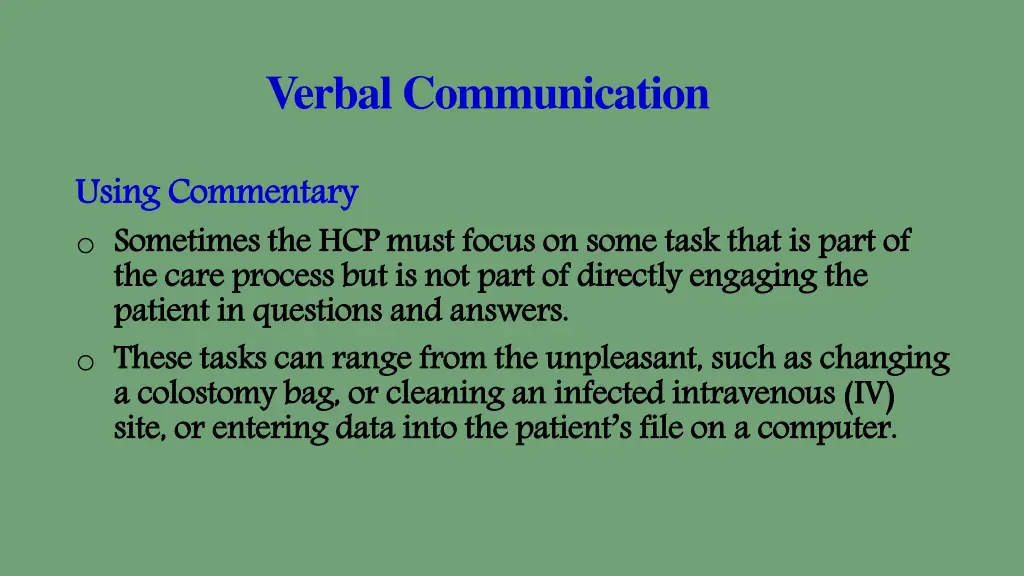 verbal communication 11