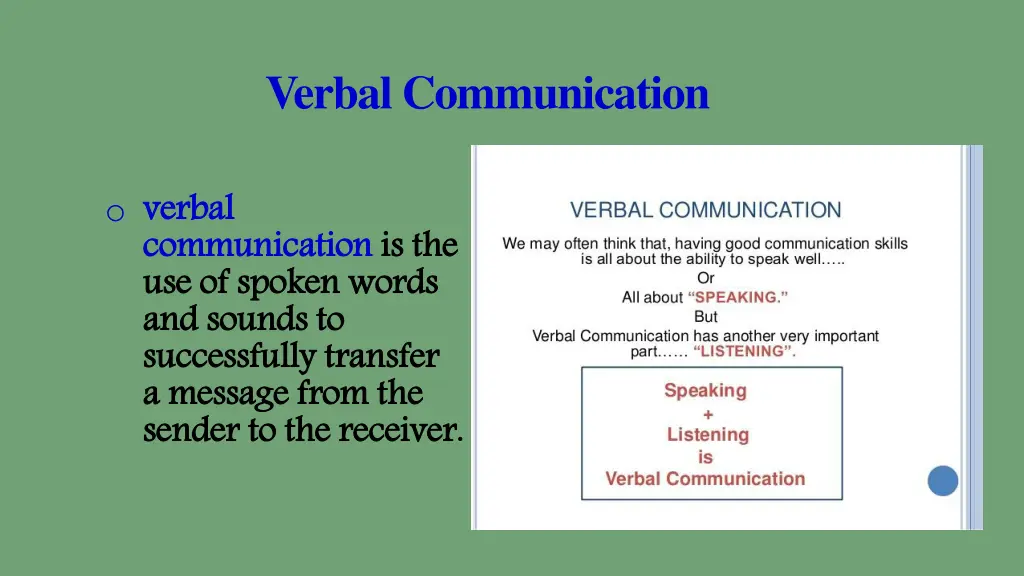 verbal communication 5