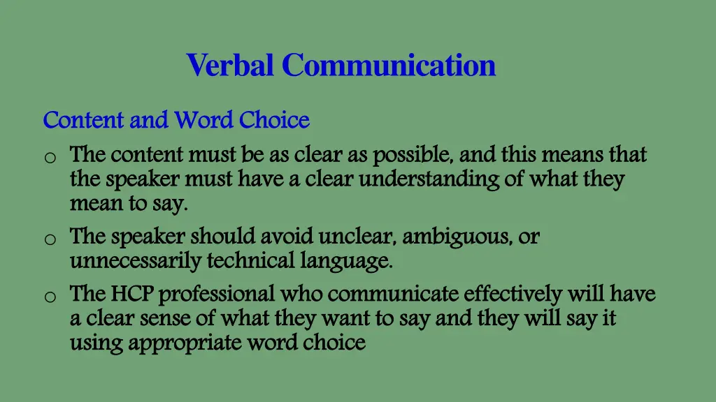 verbal communication 6