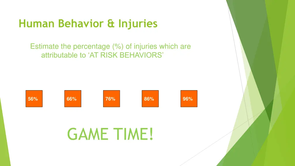 human behavior injuries