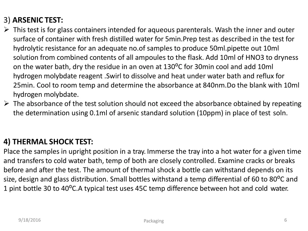 3 arsenictest this test is for glass containers