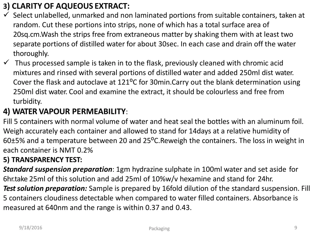 3 clarity of aqueousextract select unlabelled