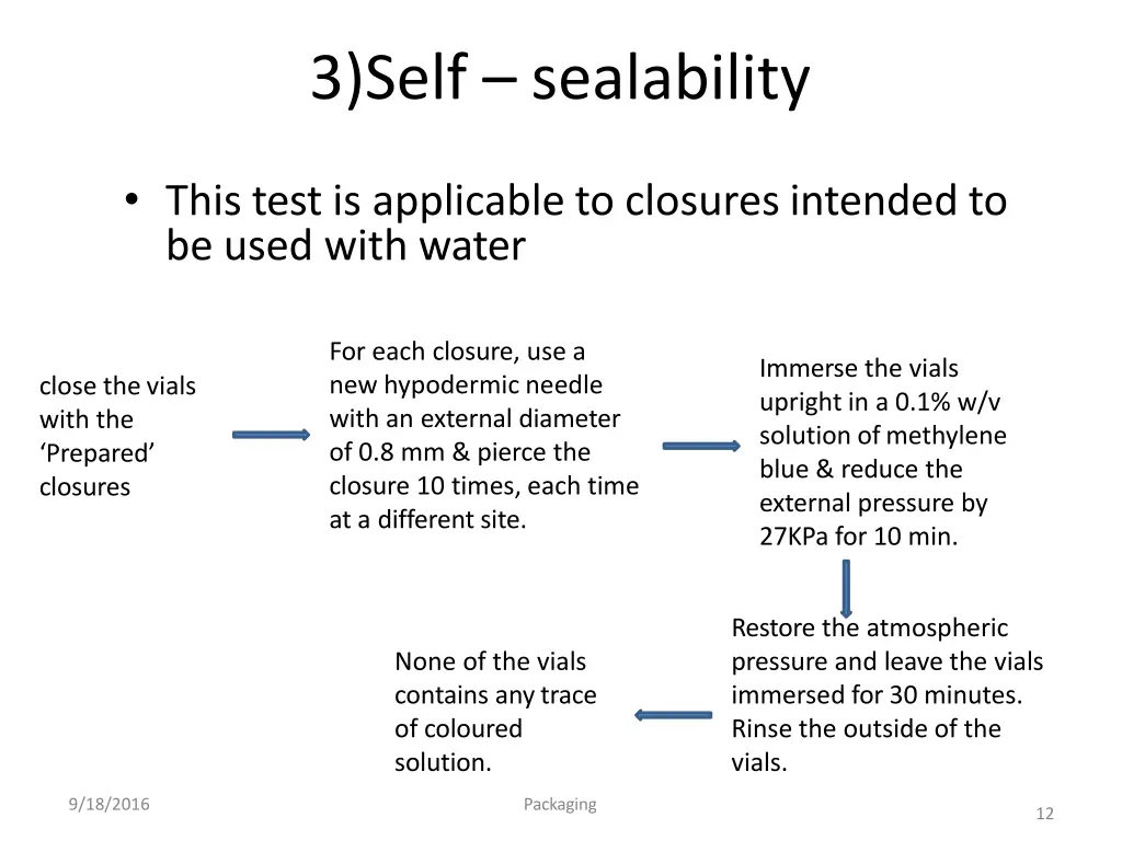 3 self sealability