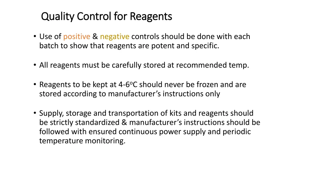 quality control for reagents quality control 2