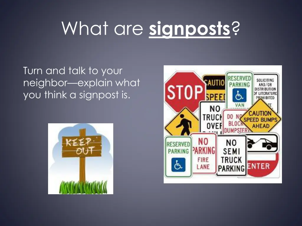 what are signposts