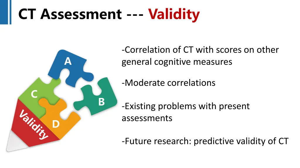 ct assessment validity