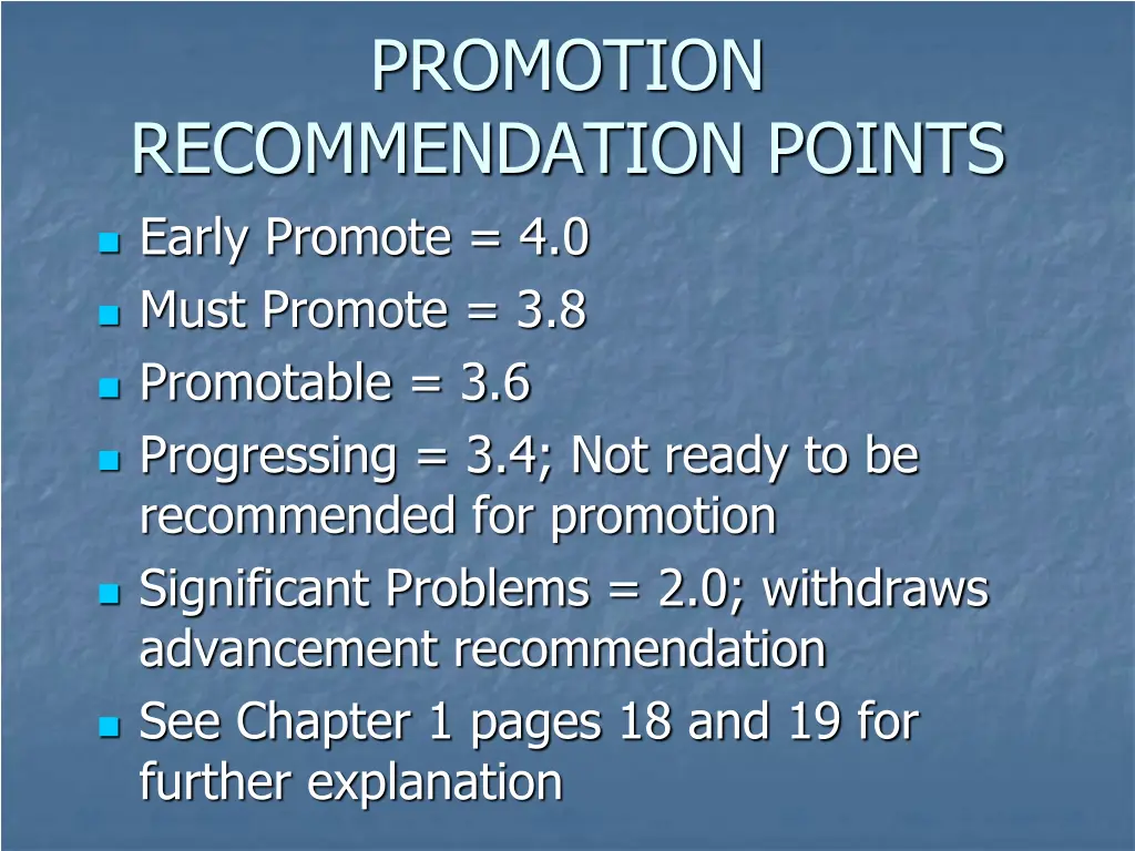 promotion