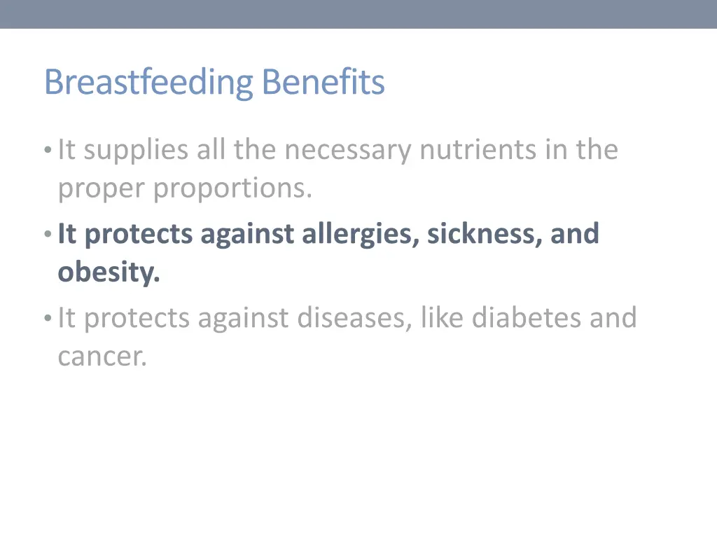 breastfeeding benefits 1