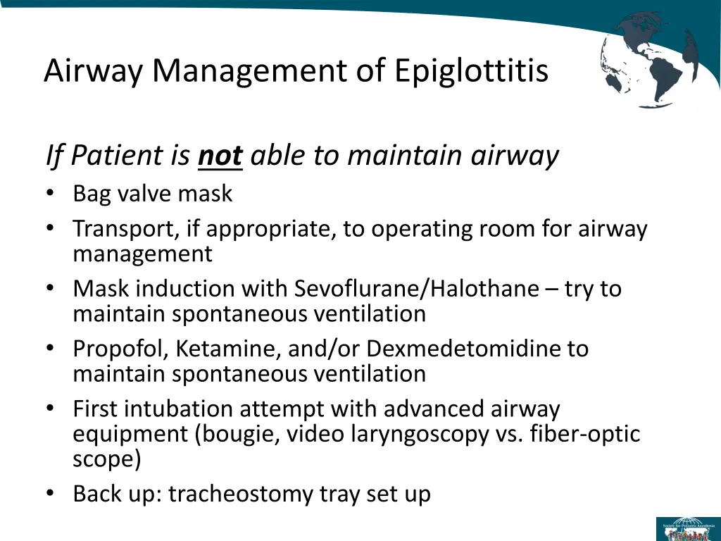 airway management of epiglottitis 2