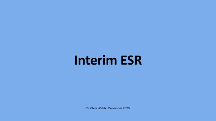 interim esr