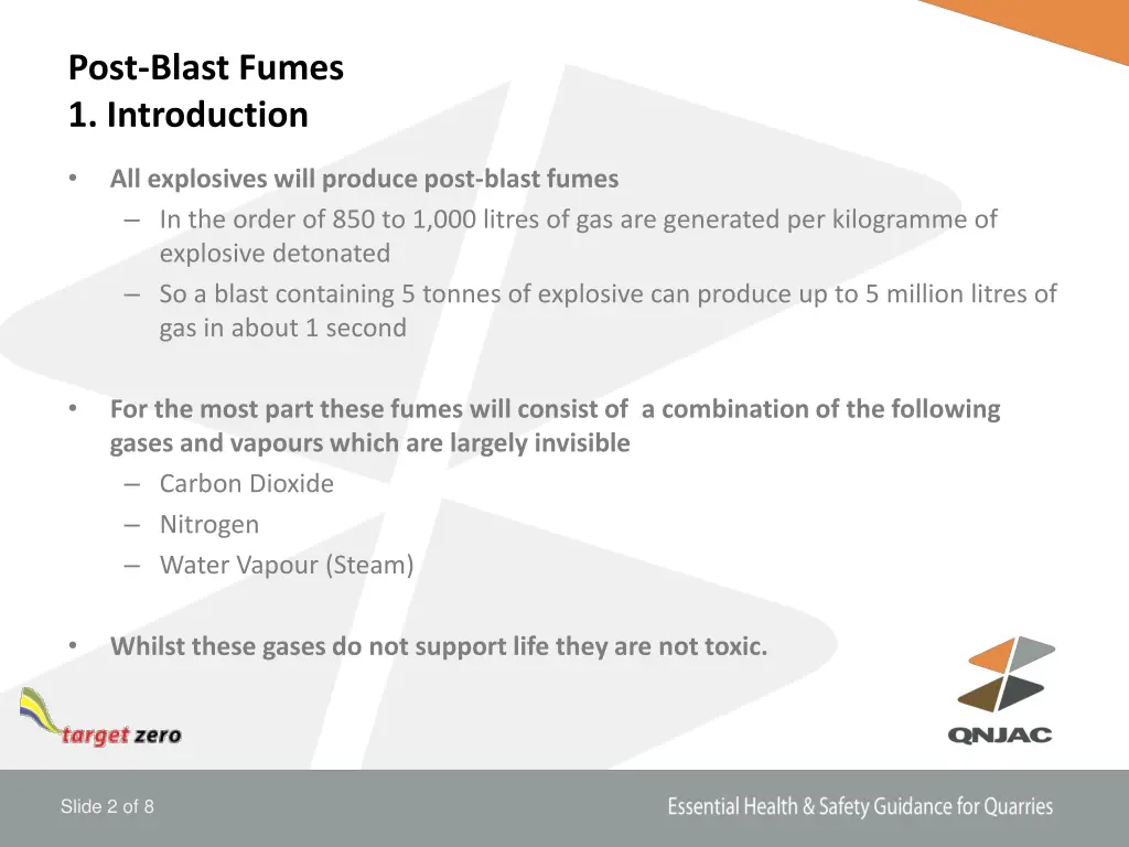 post blast fumes 1 introduction