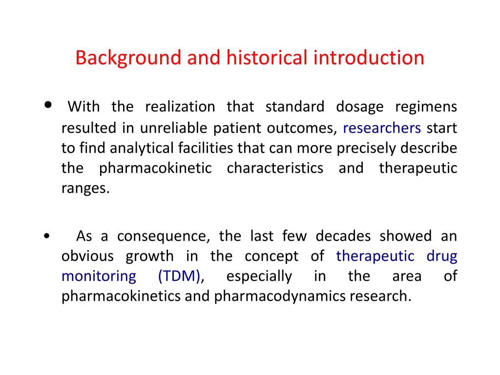 background and historical introduction 1