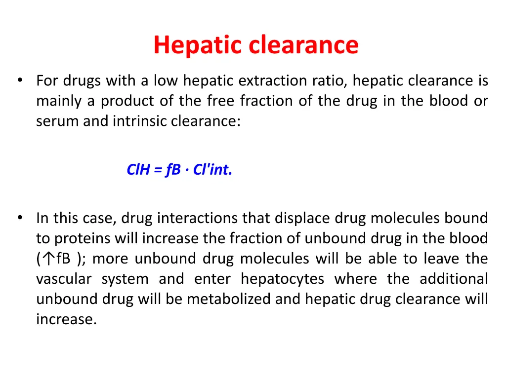 hepatic clearance 2