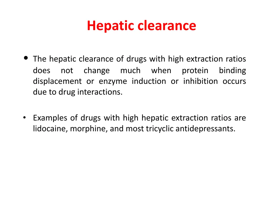 hepatic clearance 5