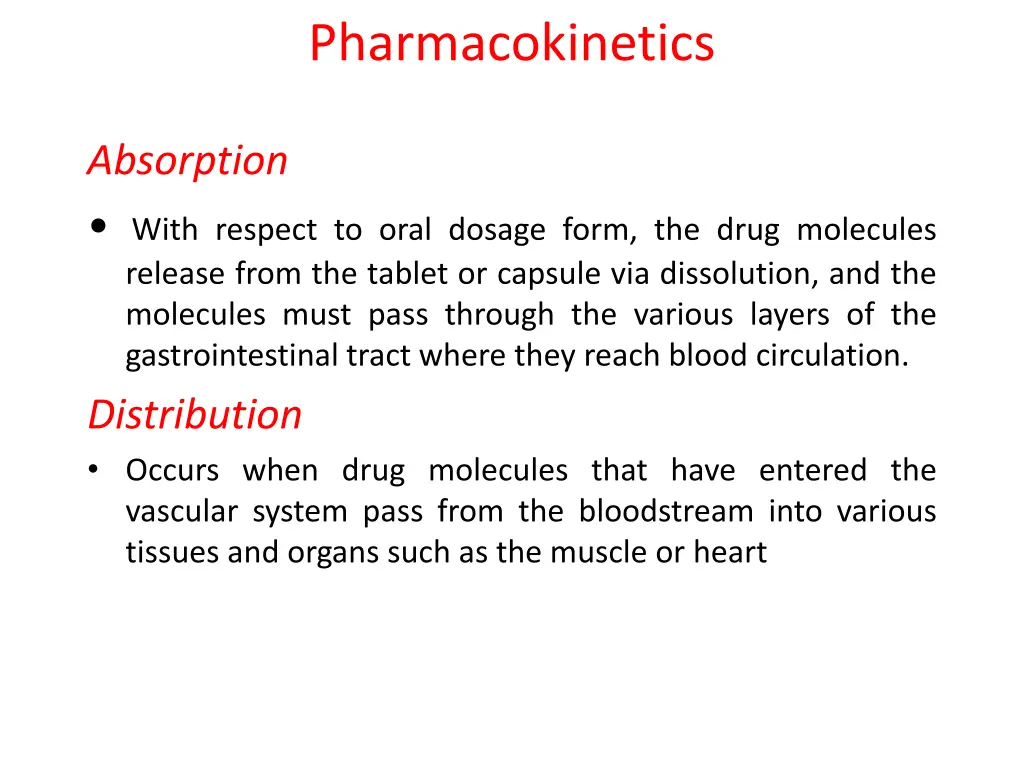 pharmacokinetics