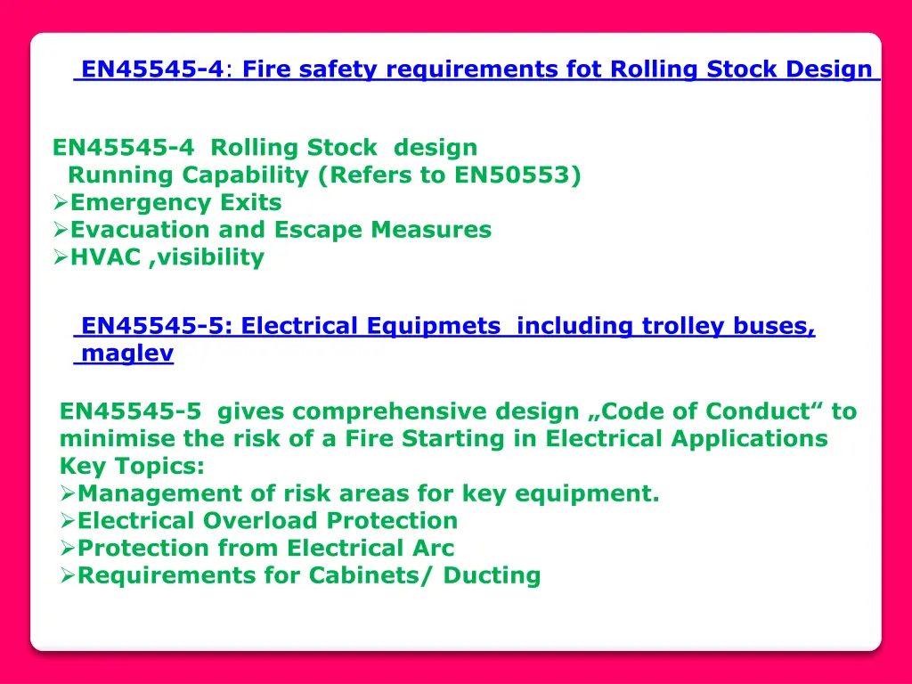 en45545 4 fire safety requirements fot rolling