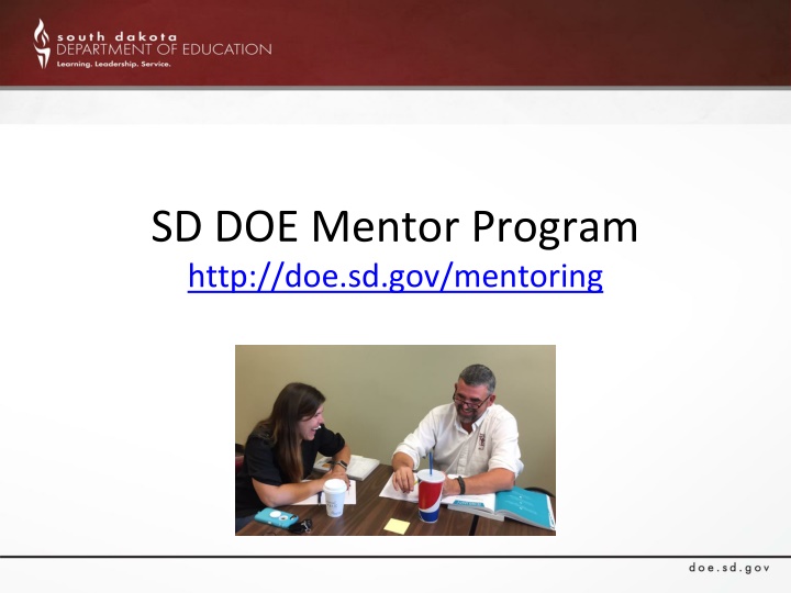 sd doe mentor program http doe sd gov mentoring