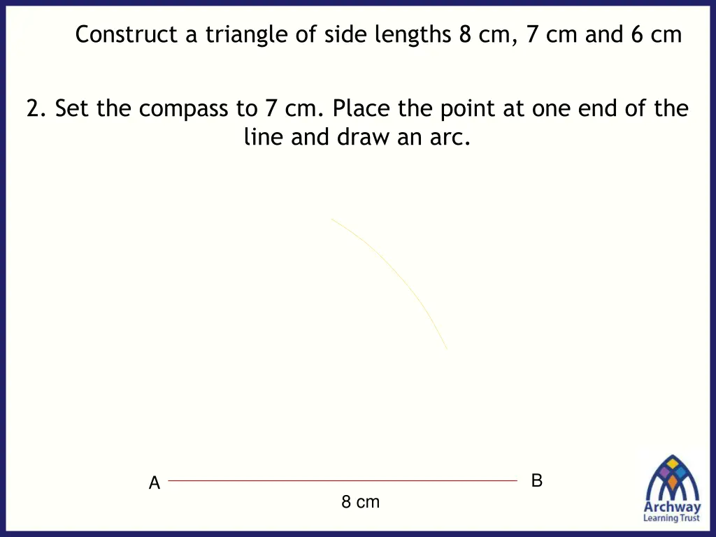 construct a triangle of side lengths 1