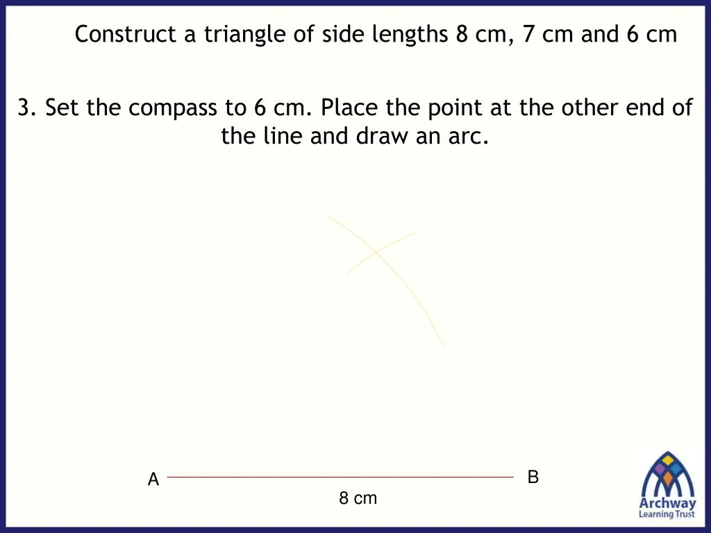 construct a triangle of side lengths 2