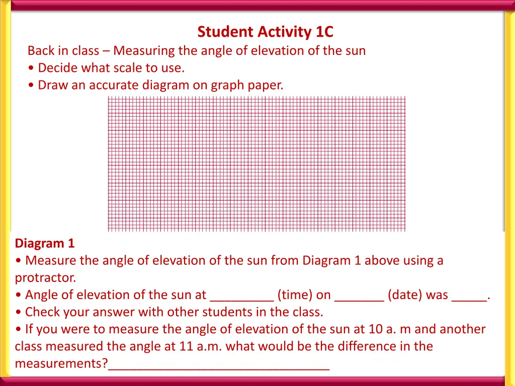 student activity 1c